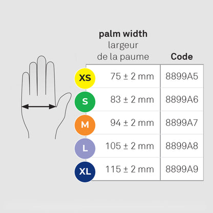 Beyond Safe 3.2 mil Nitrile Medical Examination Gloves-Black