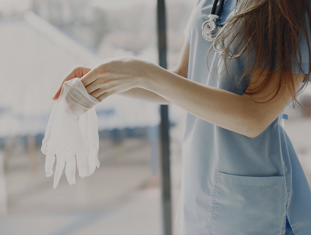 Astro grip nitrile gloves - safe for sensitive skin