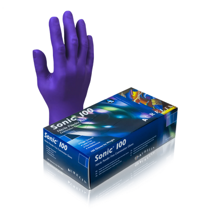 Aurelia Gloves Sonic 100 – Cobalt Blue Nitrile Gloves – Powder Free