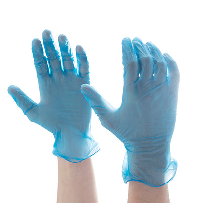 AureliaDelight Blue PF® Powder Free Vinyl Examination Gloves